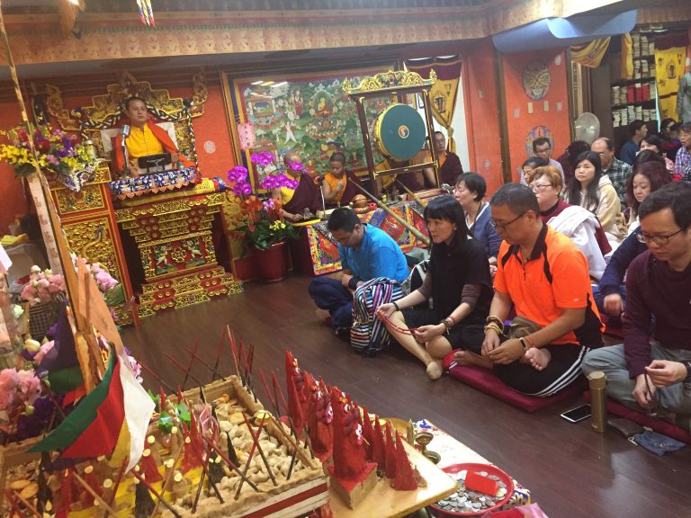 Medicinal buddha rituals dedicated to the Wuhan coronavirus victims