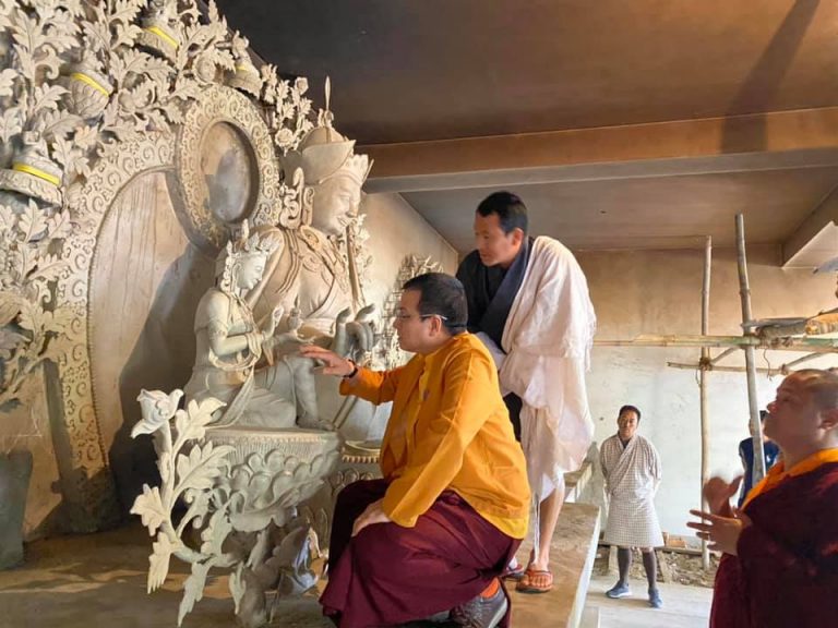 His Eminence Khentrul Thokmeth Rinpoche visited Goling monastery- one of the four on going projects of H.E.