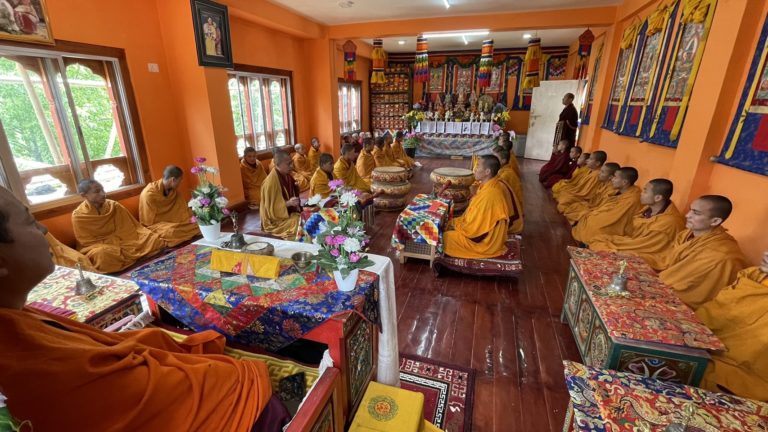 འདོན་ཐེངས་རེ་གཅིག་པ། རྡོ་རྗེ་གོ་ཁྲབ་སྒྲུབ་ཐབས། + ༄༅། །རི་བོ་བསང་མཆོད་ཀྱི་ངག་འདོན་ཁྲིགས་བཀོལ་བཞུགས། Wrathful Rinpoche Dorje Godrap & Mountain Incense-Smoke Offering  3 Days puja in Bhutan